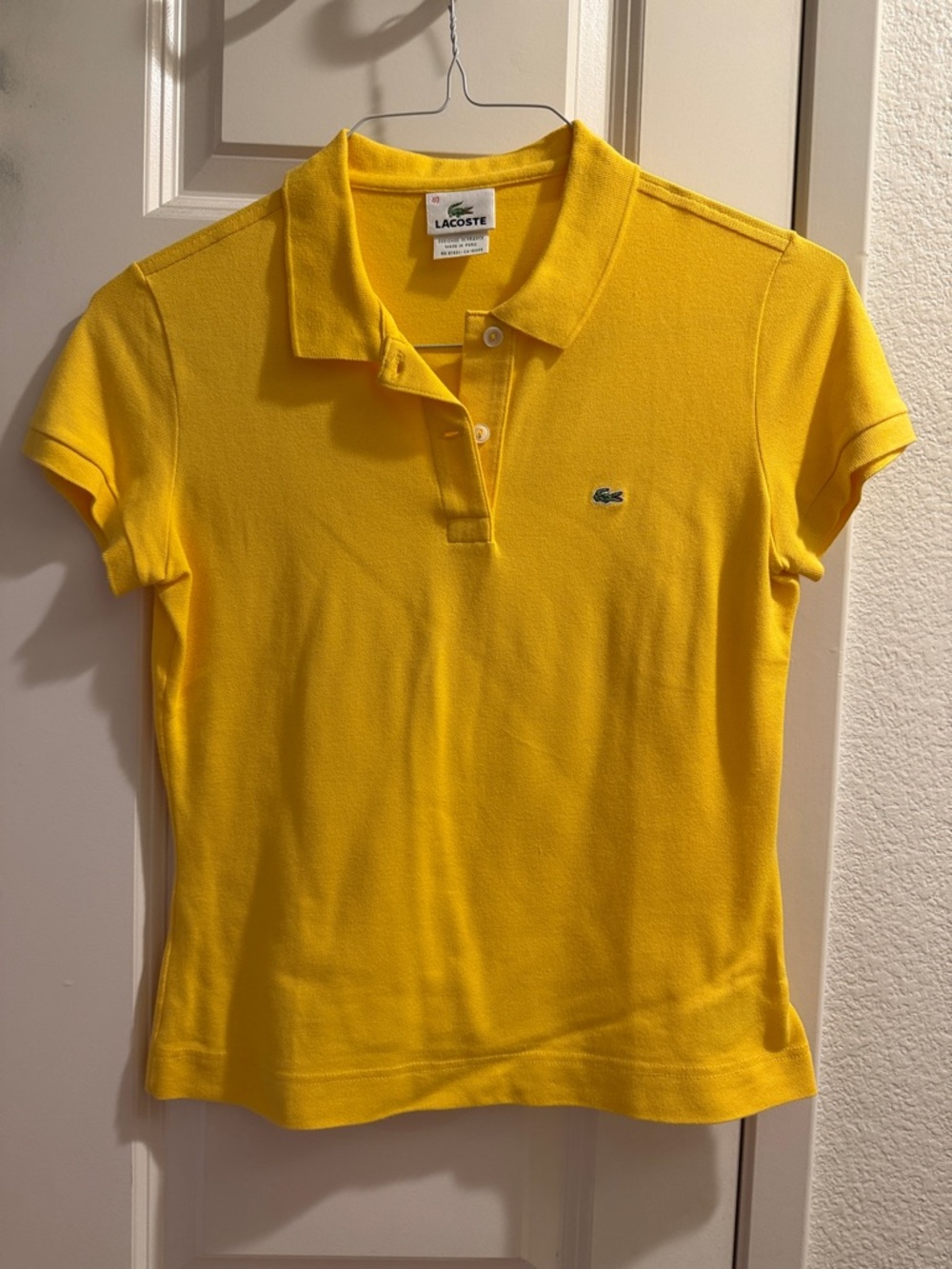 Lacoste Sunflower Yellow Slim Polo